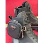 Stivaletti Monolith in pelle e tessuto nylon