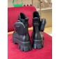 Stivaletti Monolith in pelle e tessuto nylon