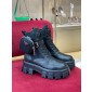 Stivaletti Monolith in pelle e tessuto nylon