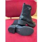Stivaletti in pelle spazzolata e Re-Nylon