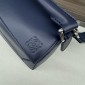 Loewe Small Puzzle in Smooth Calfskin-deep blue