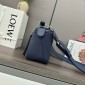 Loewe Small Puzzle in Smooth Calfskin-deep blue