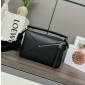 Loewe Small Puzzle in Smooth Calfskin-Black