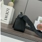Loewe Small Puzzle in Smooth Calfskin-Black