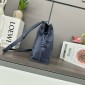 Loewe Medium  Flamenco Bag in nappa leather -Navy blue