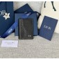 Dior Vertical Bifold Card Holder 
