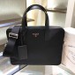 Borsa da lavoro in Re-Nylon e pelle