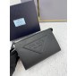   Saffiano leather pouch