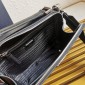 Borsa Prada Brique in pelle spazzolata