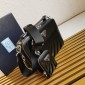 Borsa Prada Brique in pelle spazzolata