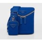 Borsa a tracolla in Re-Nylon e pelle