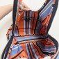 Borsa hobo in canvas stampato