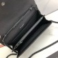 YSL Portafogli Monogram in pelle Con Catena  