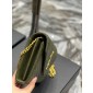 YSL Portafogli Monogram in pelle Con Catena  