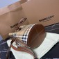 Small TB Bucket Bag-beige/briar brown