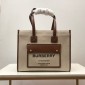 Burberry Small Freya Tote -Natural /Tan 