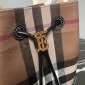 Burberry Small TB Bucket Bag-Dark birch brown