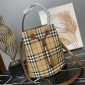 Small TB Bucket Bag-beige/briar brown