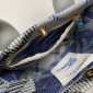 Burberry Mini Check Knitted Tote -Lichen