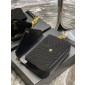 YSL Yves Saint Laurent College Medium Chain Bag in Quilted Suede