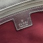 Gucci GG marmont Small Shoulder Bag- Metallic Silver leather 