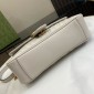 Gucci GG marmont Small Shoulder Bag- Light Grey leather 