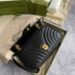Gucci GG marmont Small Shoulder Bag- Black leather