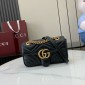 Gucci GG marmont Mini Shoulder Bag -Black