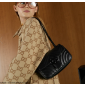 Gucci GG marmont Mini Shoulder Bag -All black
