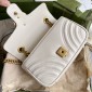 Gucci GG marmont Mini Shoulder Bag -White 