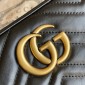 Borsa a spalla GG Marmont matelassé misura piccola