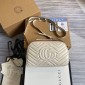 Borsa a spalla GG Marmont matelassé misura piccola