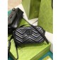 Borsa a spalla GG Marmont matelassé misura piccola