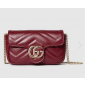 Gucci GG marmont Super Mini bag -Rosso Ancora red 