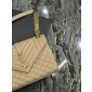 YSL Envelope Borsa Media In Grained Pelle  