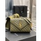 YSL Envelope Borsa Media In Grained Pelle  