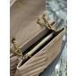 YSL Yves Saint Laurent Medium Chain Bag in Suede
