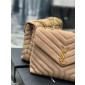 YSL Yves Saint Laurent Medium Chain Bag in Suede