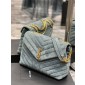 YSL Yves Saint Laurent Medium Chain Bag in Suede