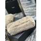 YSL Yves Saint Laurent Kate Medium Bag in Suede and Shearling 