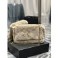 YSL Yves Saint Laurent Kate Medium Bag in Suede and Shearling 