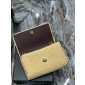 YSL Yves Saint Laurent Kate Medium Grass Woven Bag 