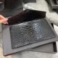 YSL Pochette Uptwon in Pelle Coccodrillo  