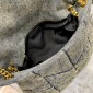 YSL Yves Saint Laurent Puffer Medium Bag in Denium 