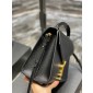 YSL Cassandra Top Handle Medium Bag in Grained leather  