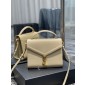 YSL Cassandra Top Handle Medium Bag in Grained leather  