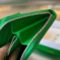  Bottega Veneta Intrecciato Zip Around Wallet