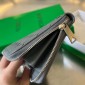  Bottega Veneta Intrecciato Zip Around Wallet