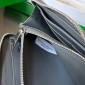  Bottega Veneta Intrecciato Zip Around Wallet