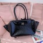 Miu Miu Beau naplak patent leather bag-Black